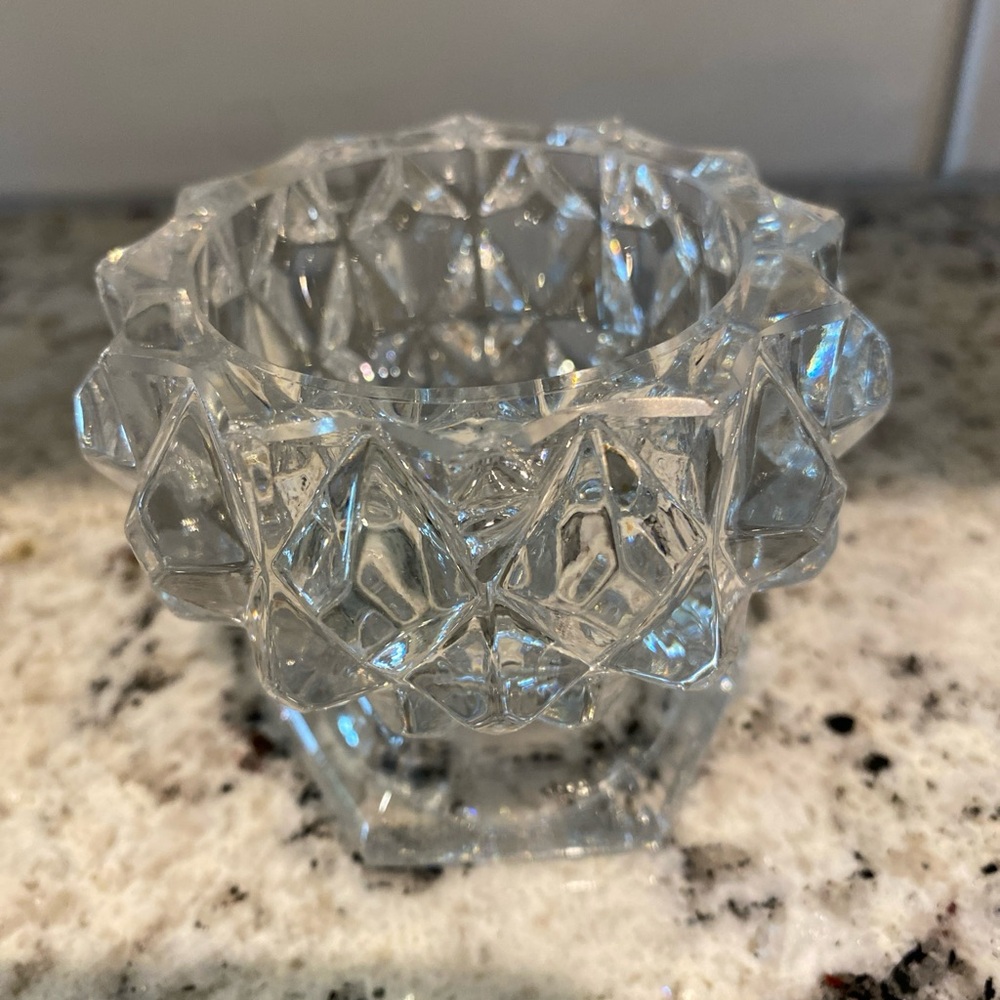 Vintage Crystal Salt Cellar